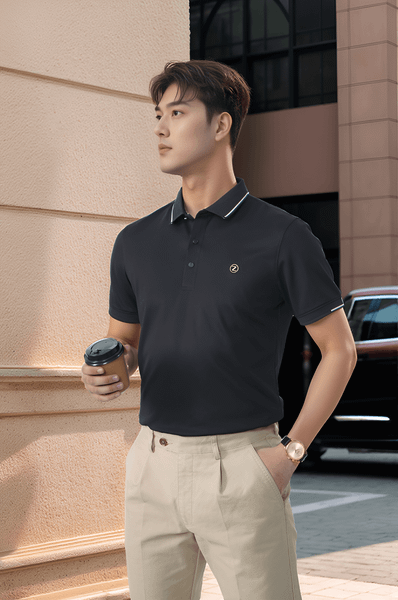 Áo polo nam công nghệ Seamless cao cấp Tezo - 25APCT084