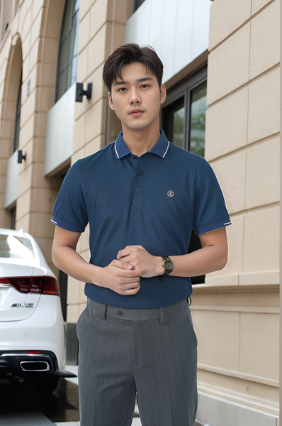 Áo polo nam công nghệ Seamless cao cấp Tezo - 25APCT084