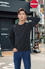 Áo thun nam giữ nhiệt tay Raglan Tezo - 25ATOT021