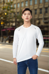 Áo thun nam giữ nhiệt tay Raglan Tezo - 25ATOT021