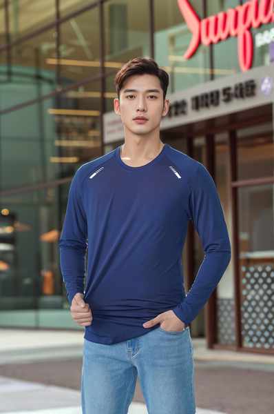 Áo thun nam giữ nhiệt tay Raglan Tezo - 25ATOT021