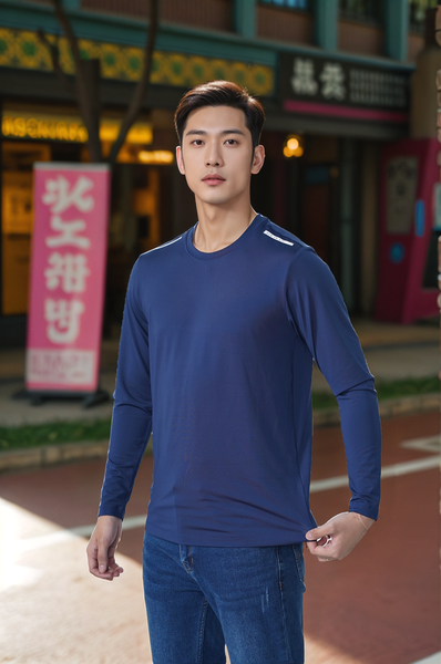 Áo thun nam giữ nhiệt in cầu vai Tezo - 25ATOT023