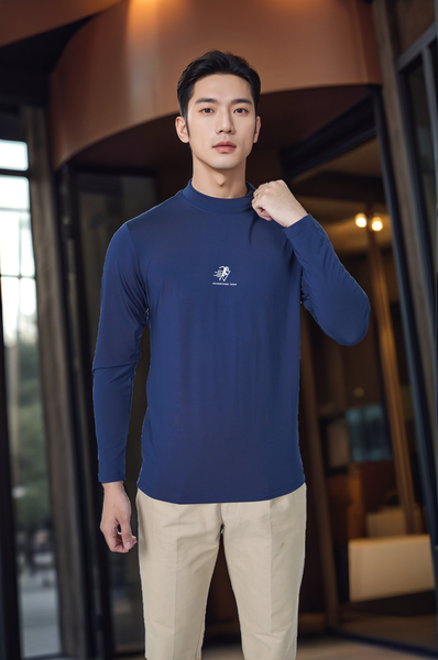 Áo thun nam giữ nhiệt cổ 3 phân Tezo - 25ATOT022