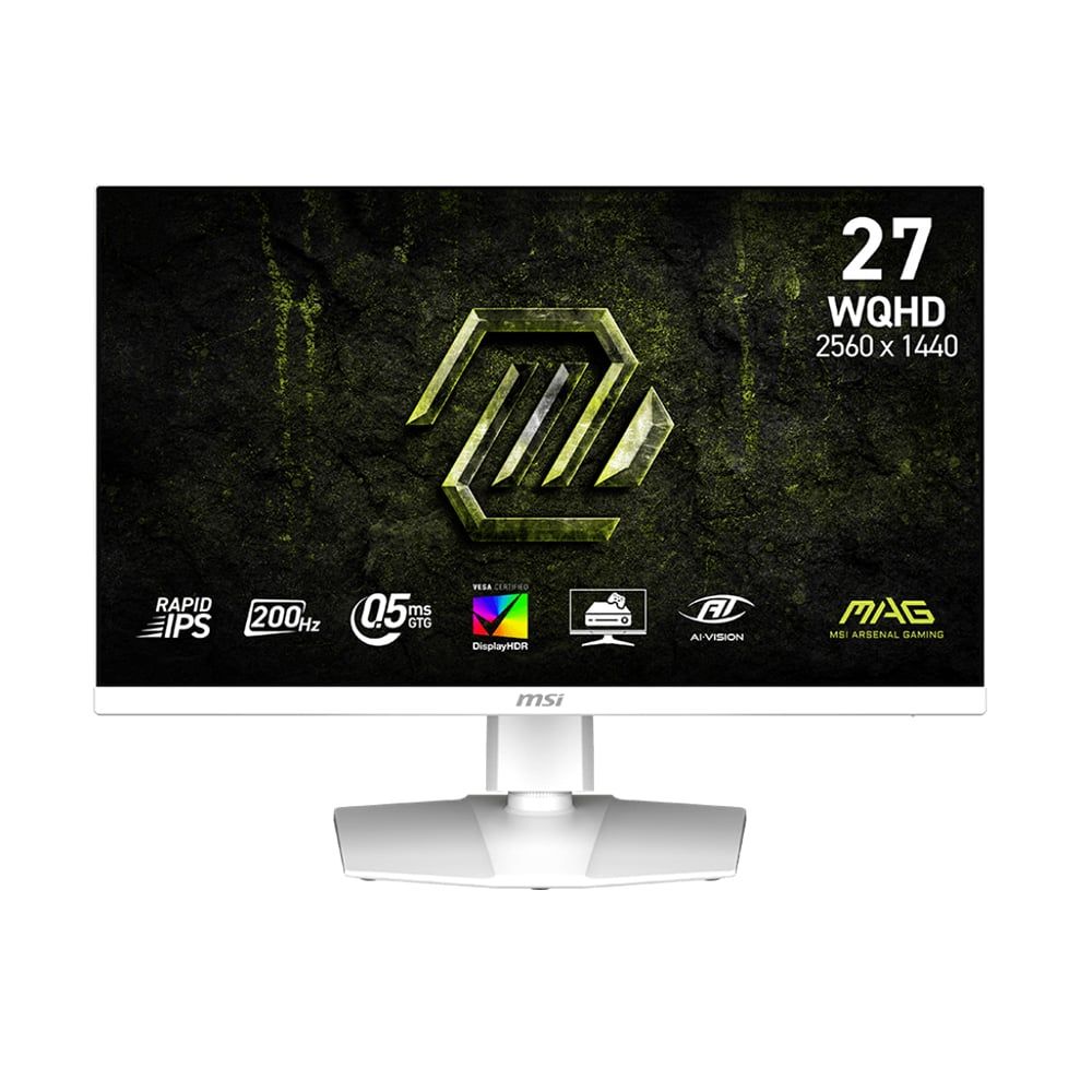 Màn Hình MSI MAG 274QRFW E20 (27 inch - IPS - 2K - 200Hz - 0.5ms - Trắng)