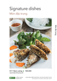  MENU TRƯA + TỐI 