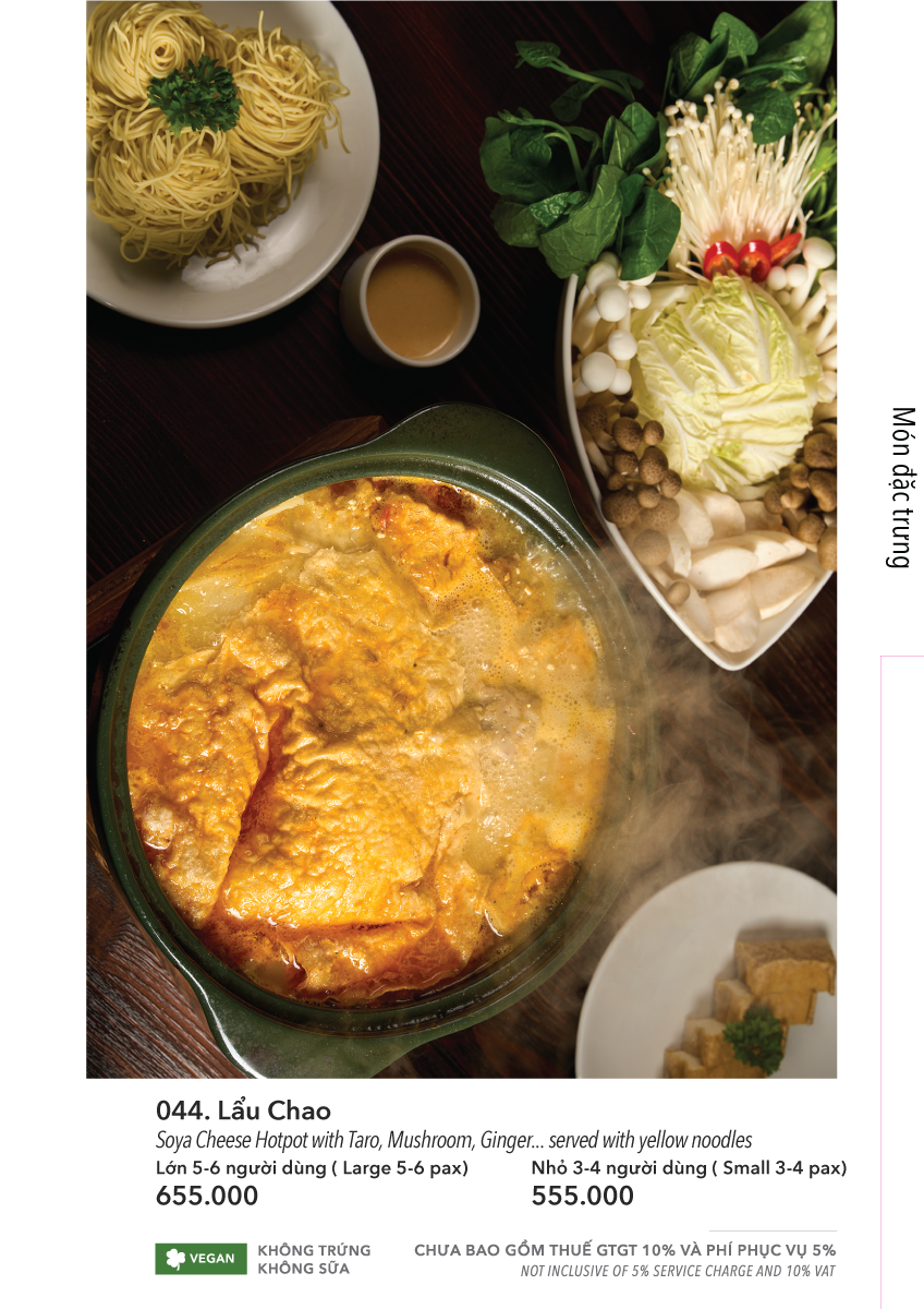  MENU TRƯA + TỐI 