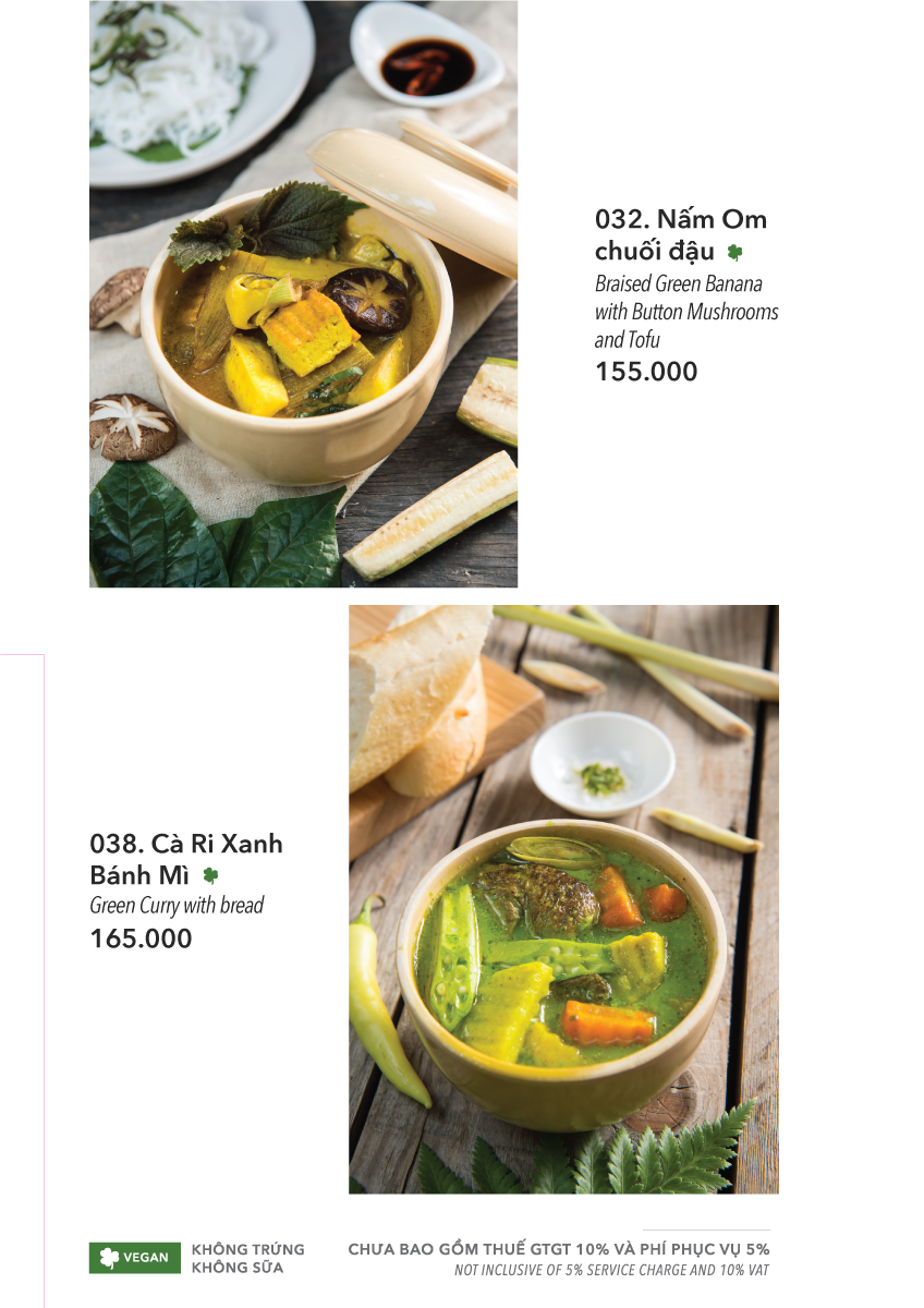  MENU TRƯA + TỐI 