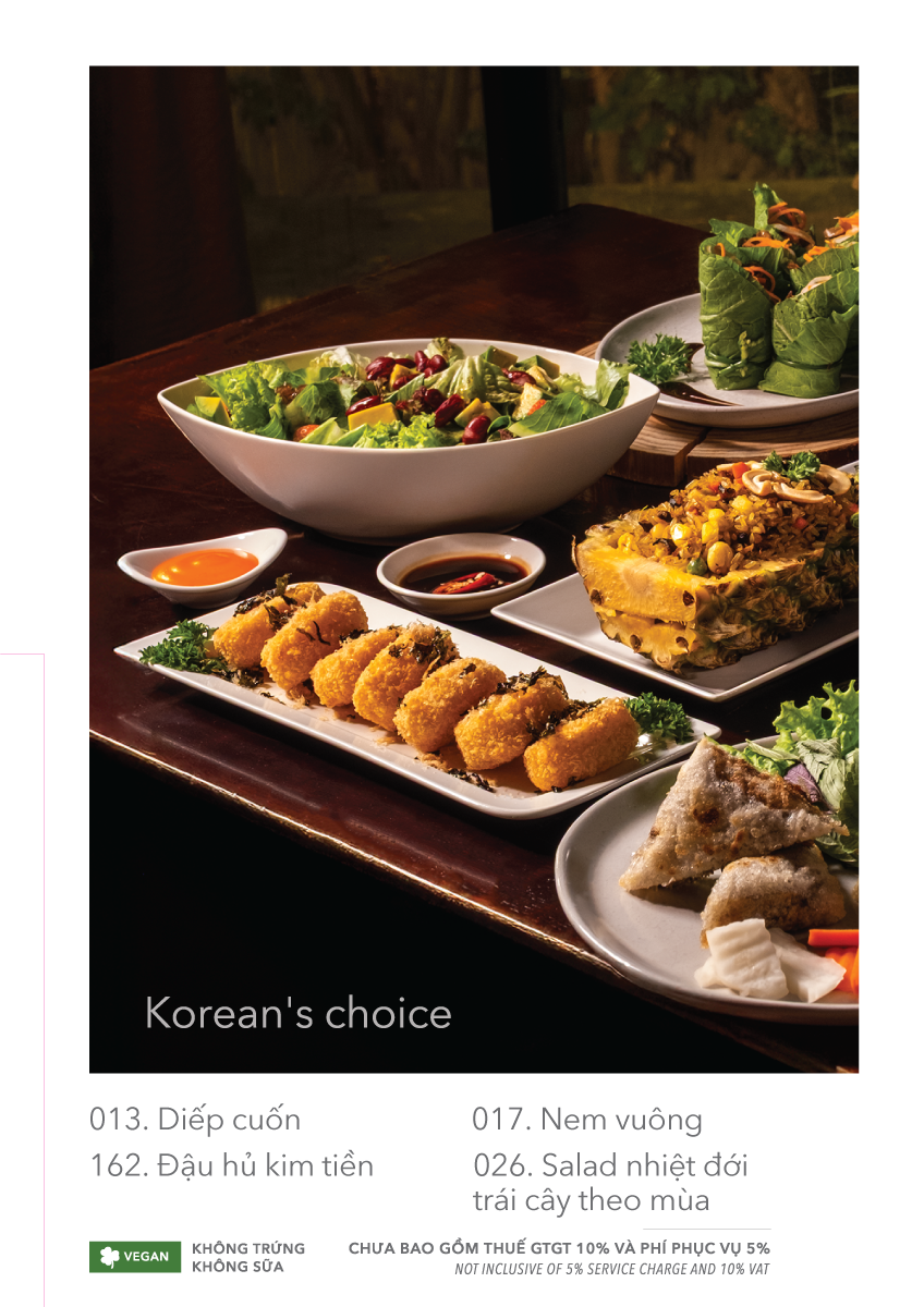  MENU TRƯA + TỐI 
