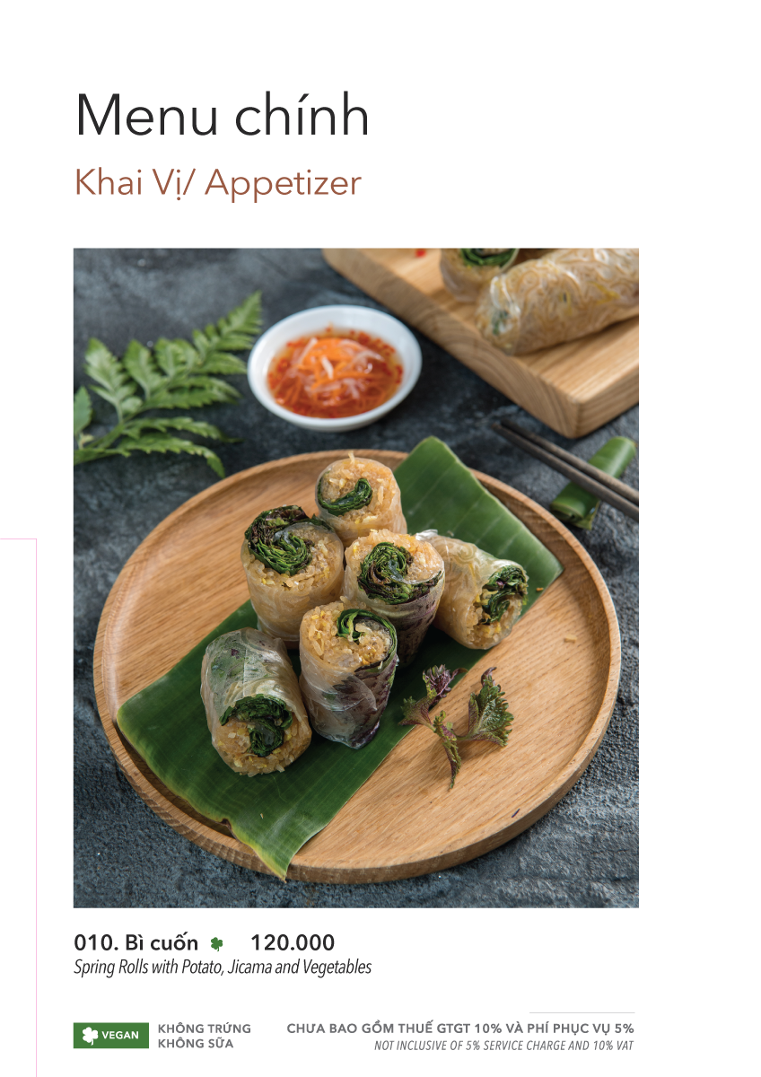  MENU TRƯA + TỐI 