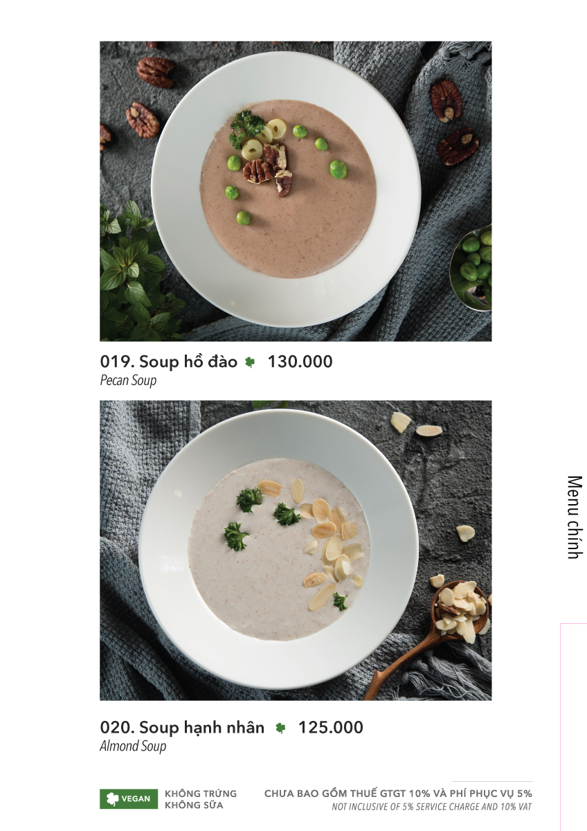  MENU TRƯA + TỐI 
