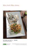  MENU TRƯA + TỐI 