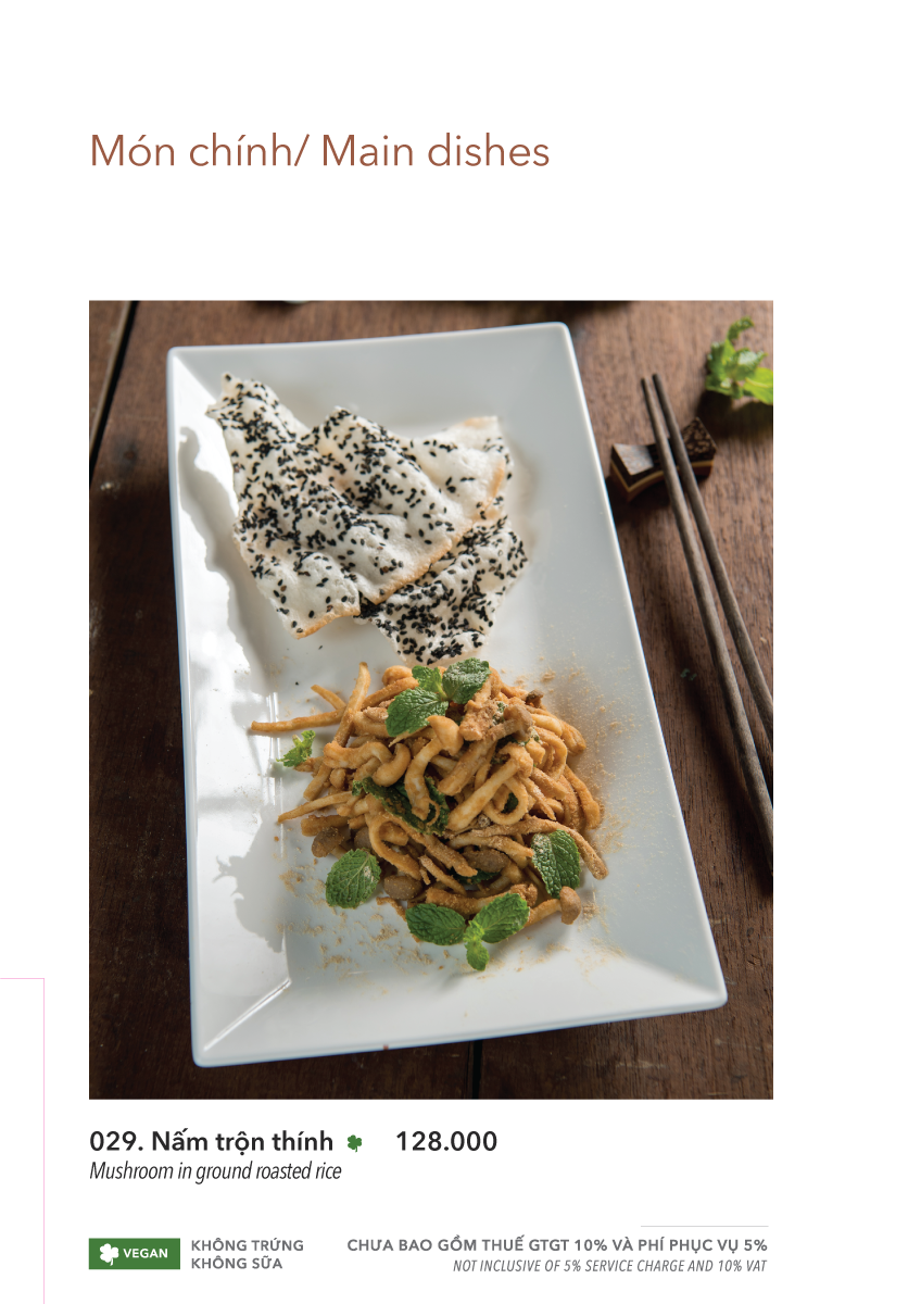  MENU TRƯA + TỐI 
