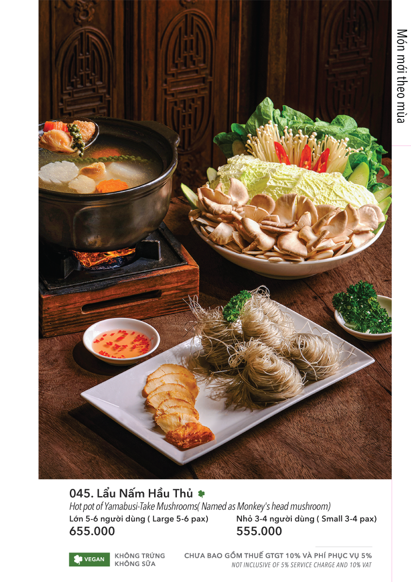  MENU TRƯA + TỐI 