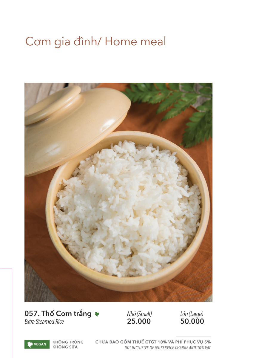  MENU TRƯA + TỐI 