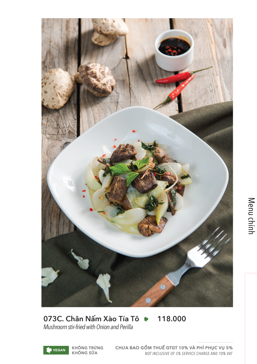  MENU TRƯA + TỐI 
