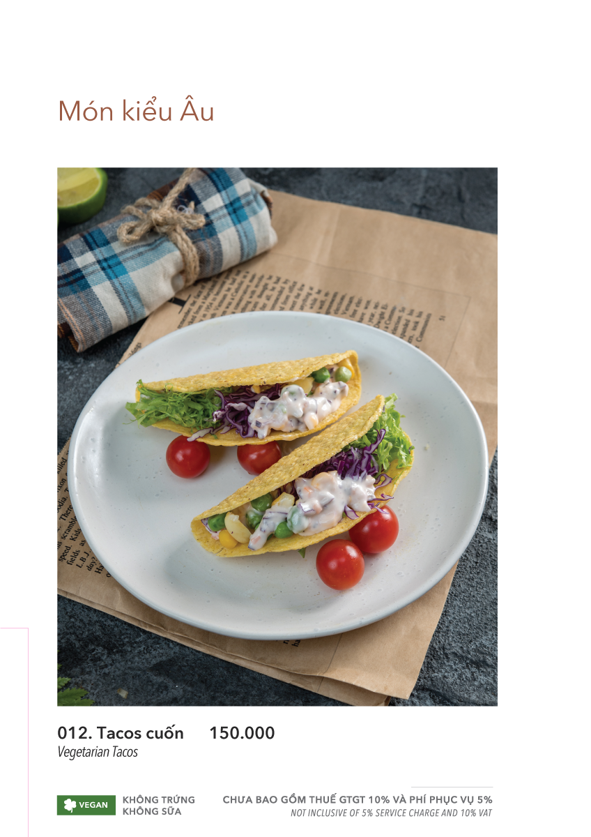  MENU TRƯA + TỐI 