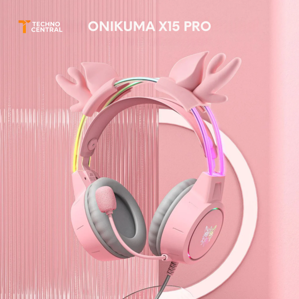 ONIKUMA X15 PRO – TAI NGHE CHƠI GAME VÒM HAI ĐẦU MICRÔ KHỬ TIẾNG ỒN -TAI MÈO