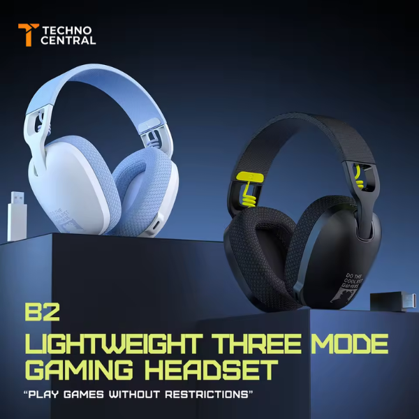 ONIKUMA B2 - TAI NGHE GAMING KHÔNG DÂY NHẸ 3 CHẾ ĐỘ KẾT NỐI CÓ DÂY 3.5MM - BLUETOOTH + USB TYPE-C
