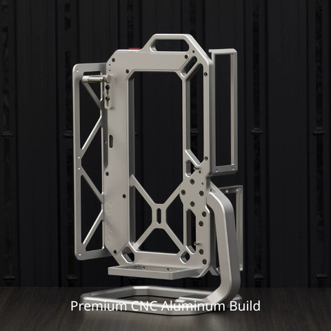 Open ITX Rack Case Mechanical SFX Portable Vertical Desktop Game Mini High-end Aluminum Alloy Computer Case Accessories