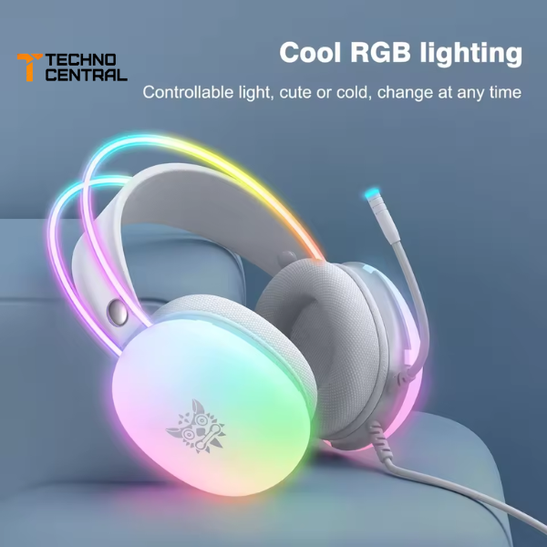 ONIKUMA X25 - TAI NGHE GAMING CHỤP TAI SIÊU ÊM LED RGB MIC CHỐNG ỒN CÓ DÂY 3.5MM - USB + 3.5MM