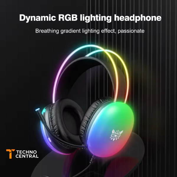 ONIKUMA X25 - TAI NGHE GAMING CHỤP TAI SIÊU ÊM LED RGB MIC CHỐNG ỒN CÓ DÂY 3.5MM - USB + 3.5MM