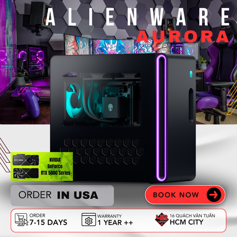 Alienware Aurora Gaming Desktop - Ultra 7 265F 16GB 1TB RTX5060 8GB Win 11