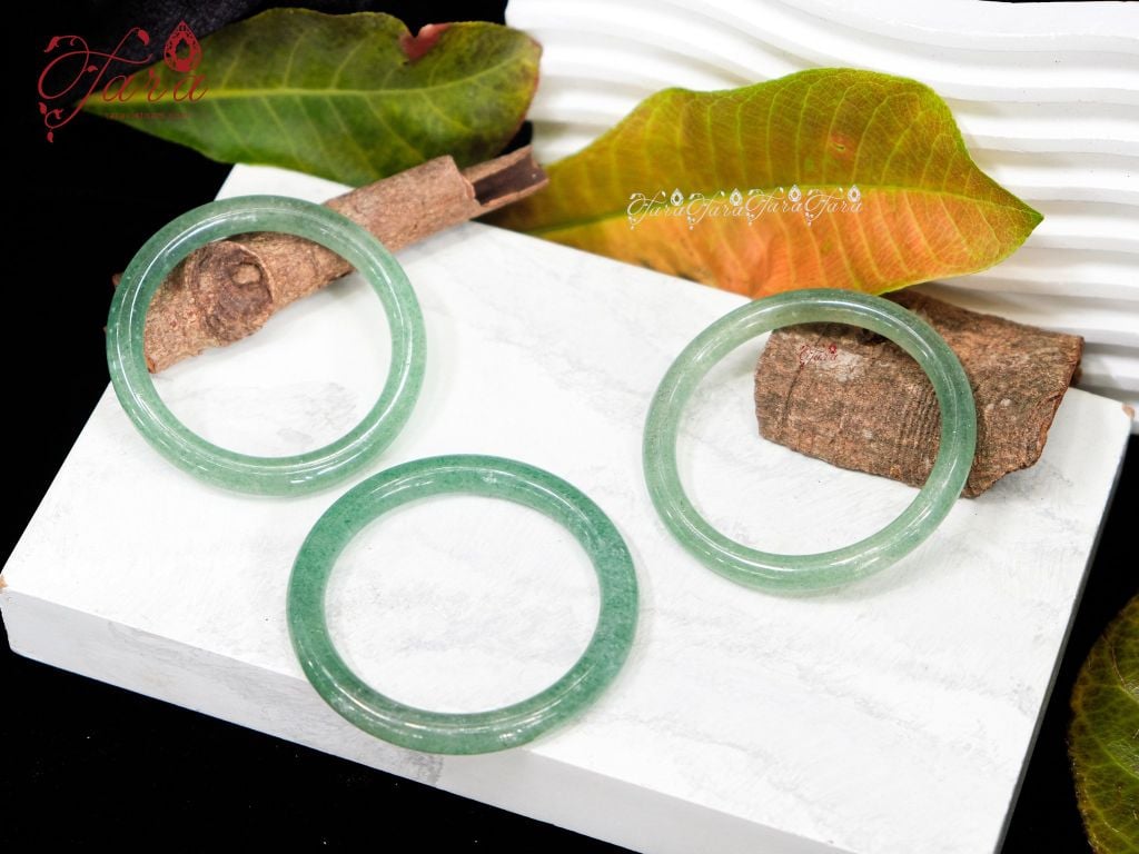  Vòng Bản Thạch Anh Dâu Xanh 