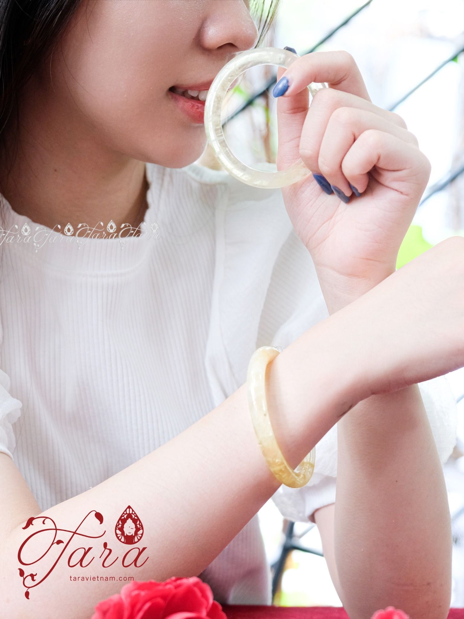  Vòng Bản Thạch Anh Vàng 