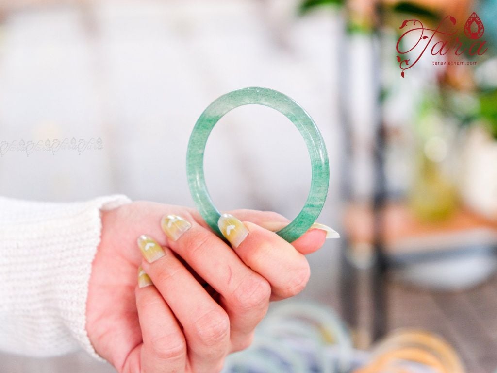  Vòng Bản Thạch Anh Dâu Xanh 