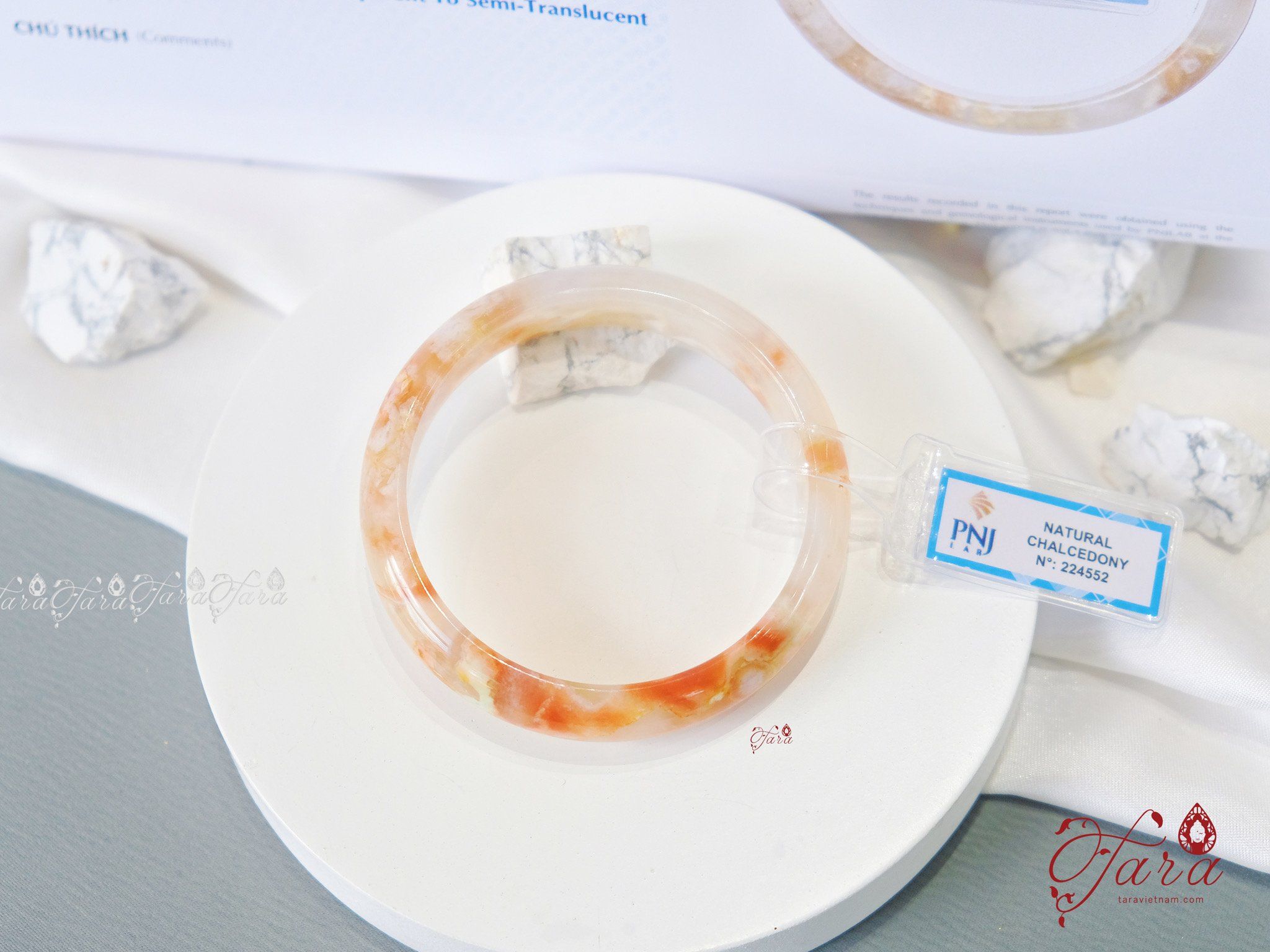  Vòng Bản Mã Não Anh Đào 