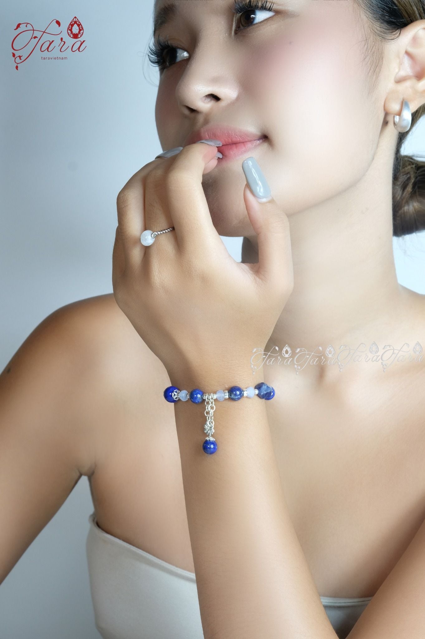  Vòng Lapis Lazuli và Mã Não Xanh 