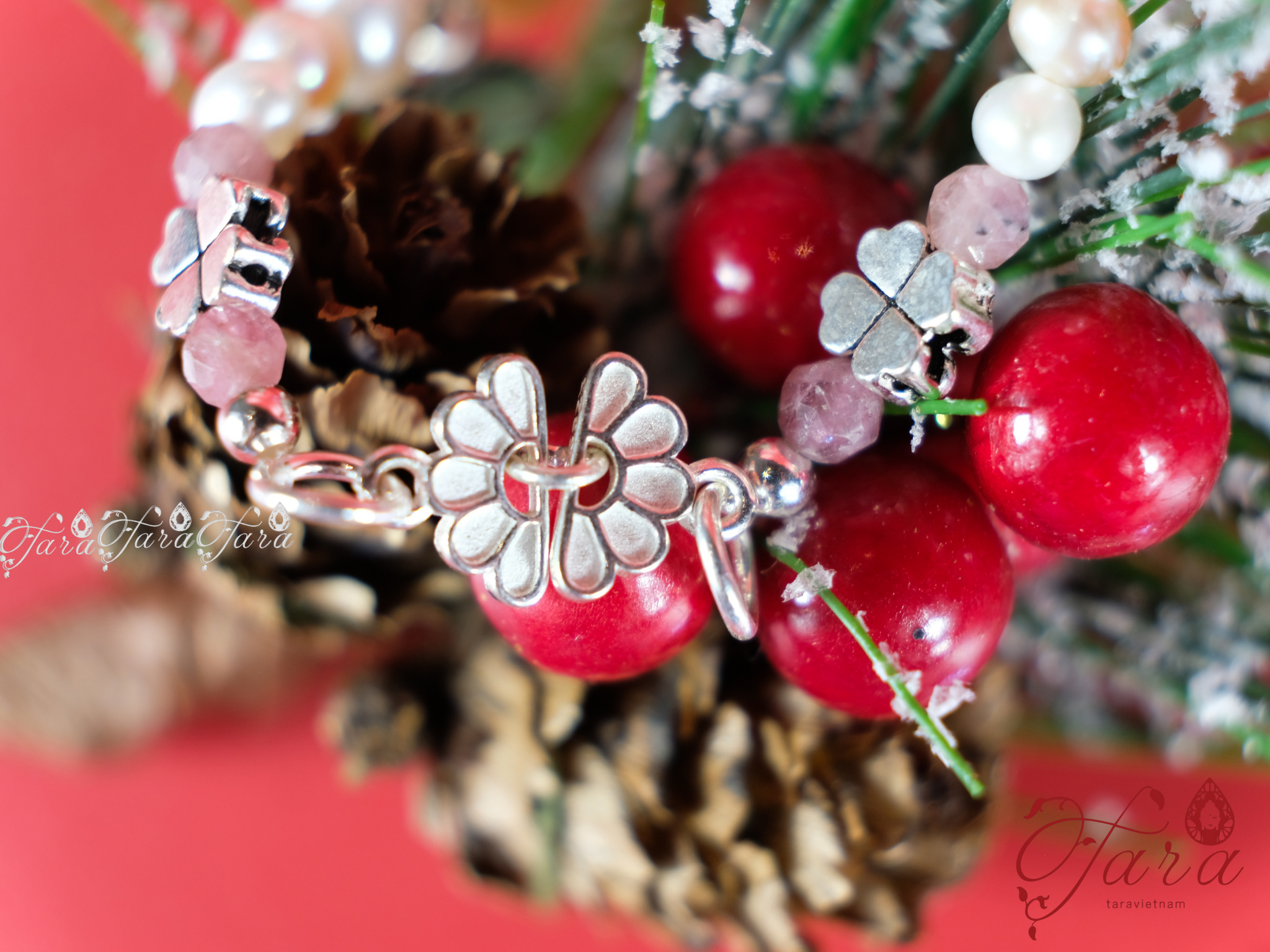  Vòng Tourmaline và Ngọc Trai 