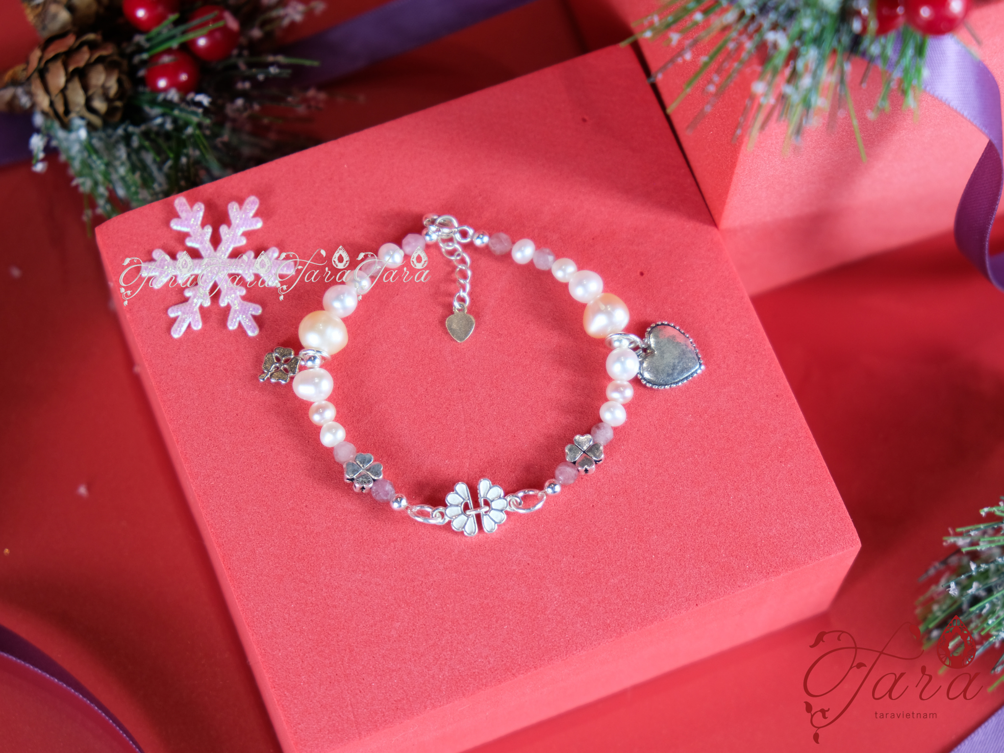  Vòng Tourmaline và Ngọc Trai 