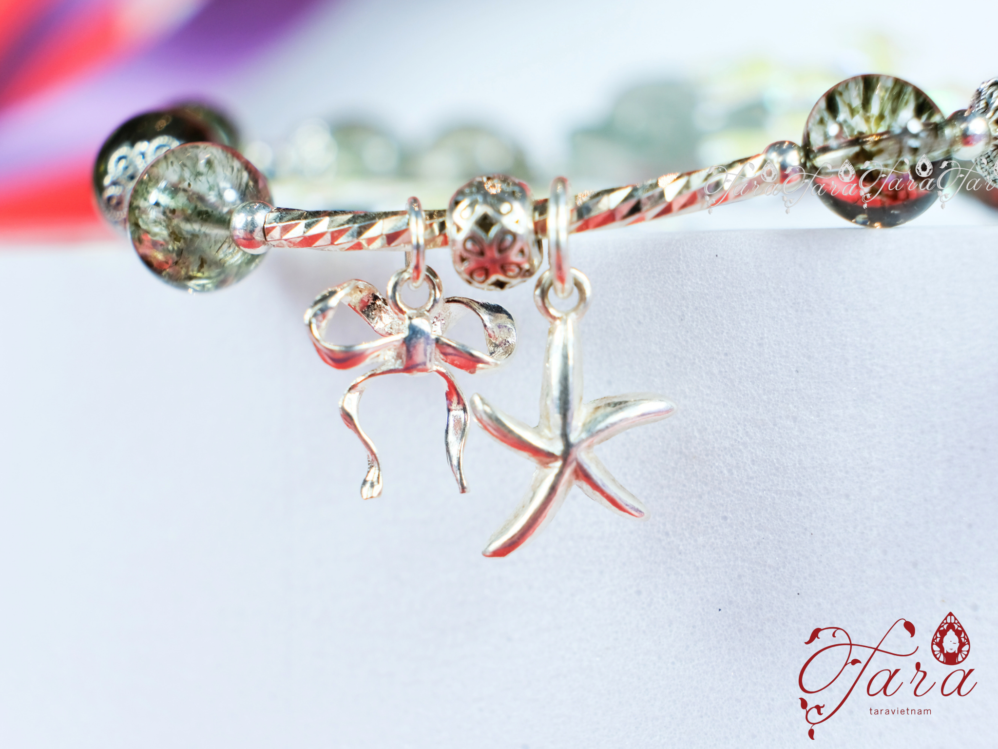  Vòng Hồ Ly Thạch Anh Tóc Xanh 