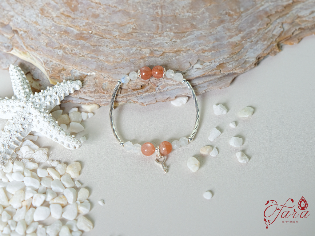  Vòng Moonstone và Sunstone 