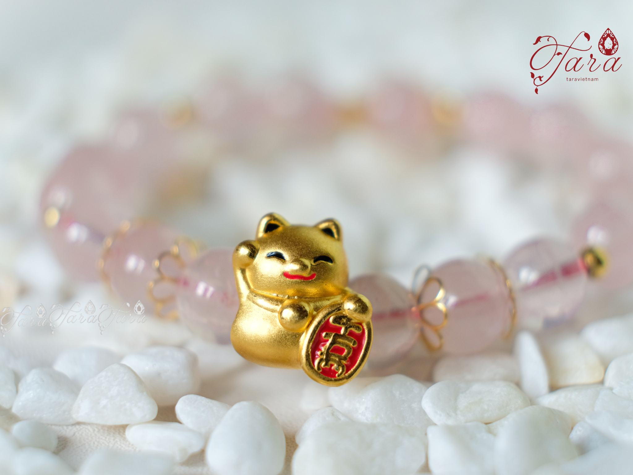  Vòng Thạch Anh Hồng và Thạch Anh Dâu Hồng 