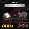  Combo Cốt Cam Winner / Sonic / CBR150 / CB150 + Lò xo đầu BRT - Tặng áo thun BRT VIET NAM 