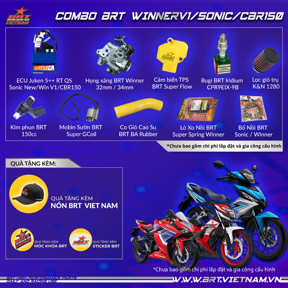  Combo PXL BRT Winner / Sonic / CBR 