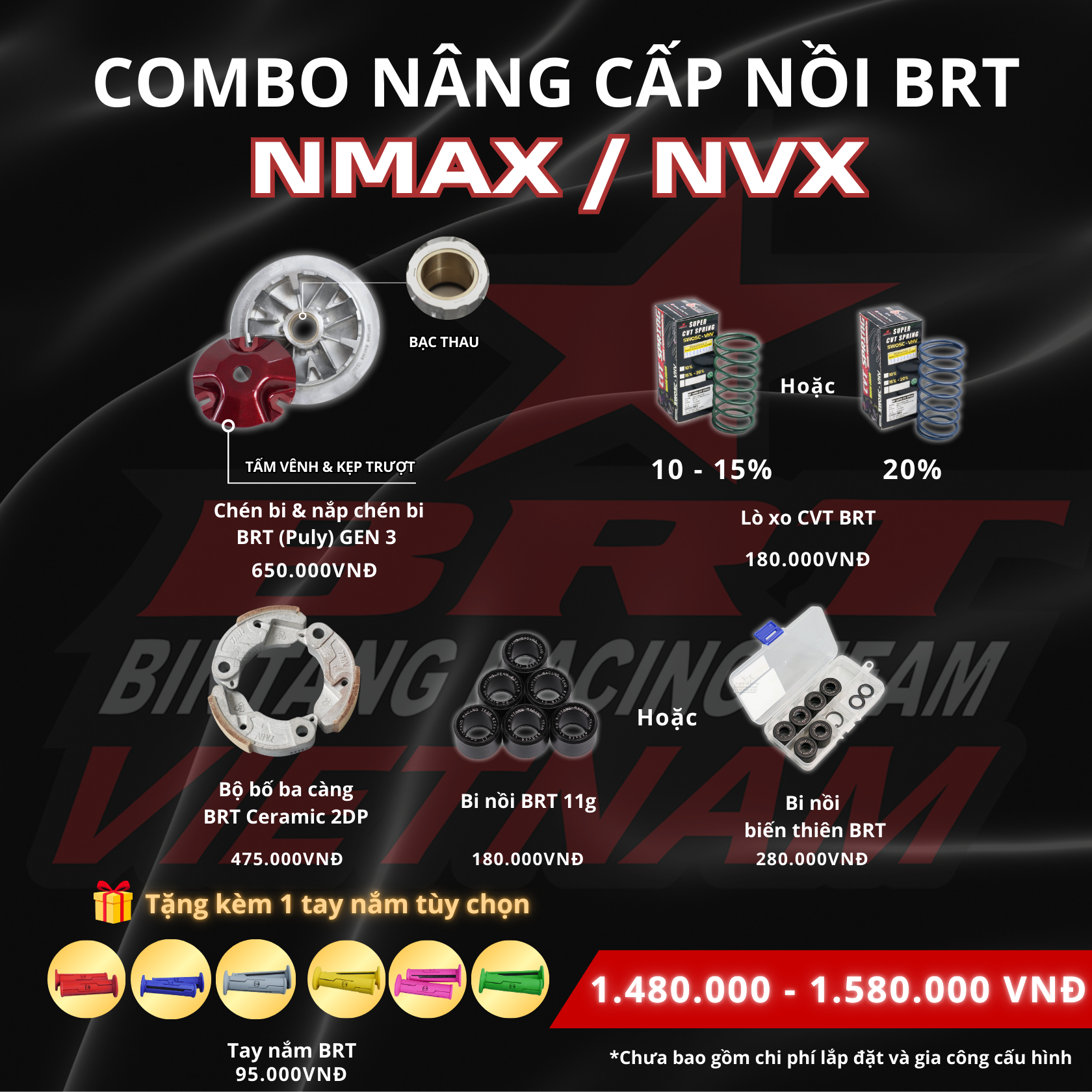  COMBO Nâng Cấp Nồi Dành Cho NVX - NMAX (5) 