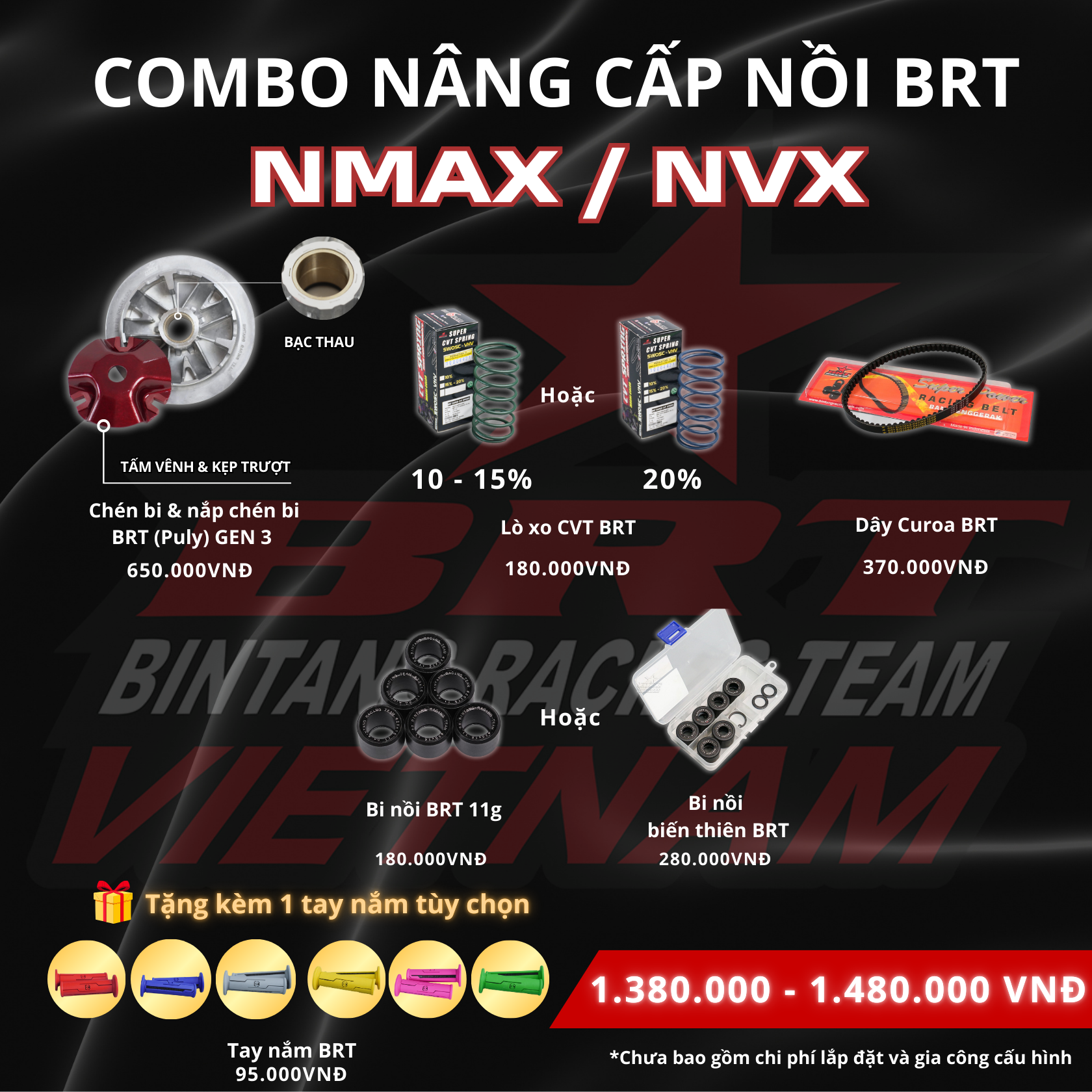  COMBO Nâng Cấp Nồi Dành Cho NVX - NMAX (5) 