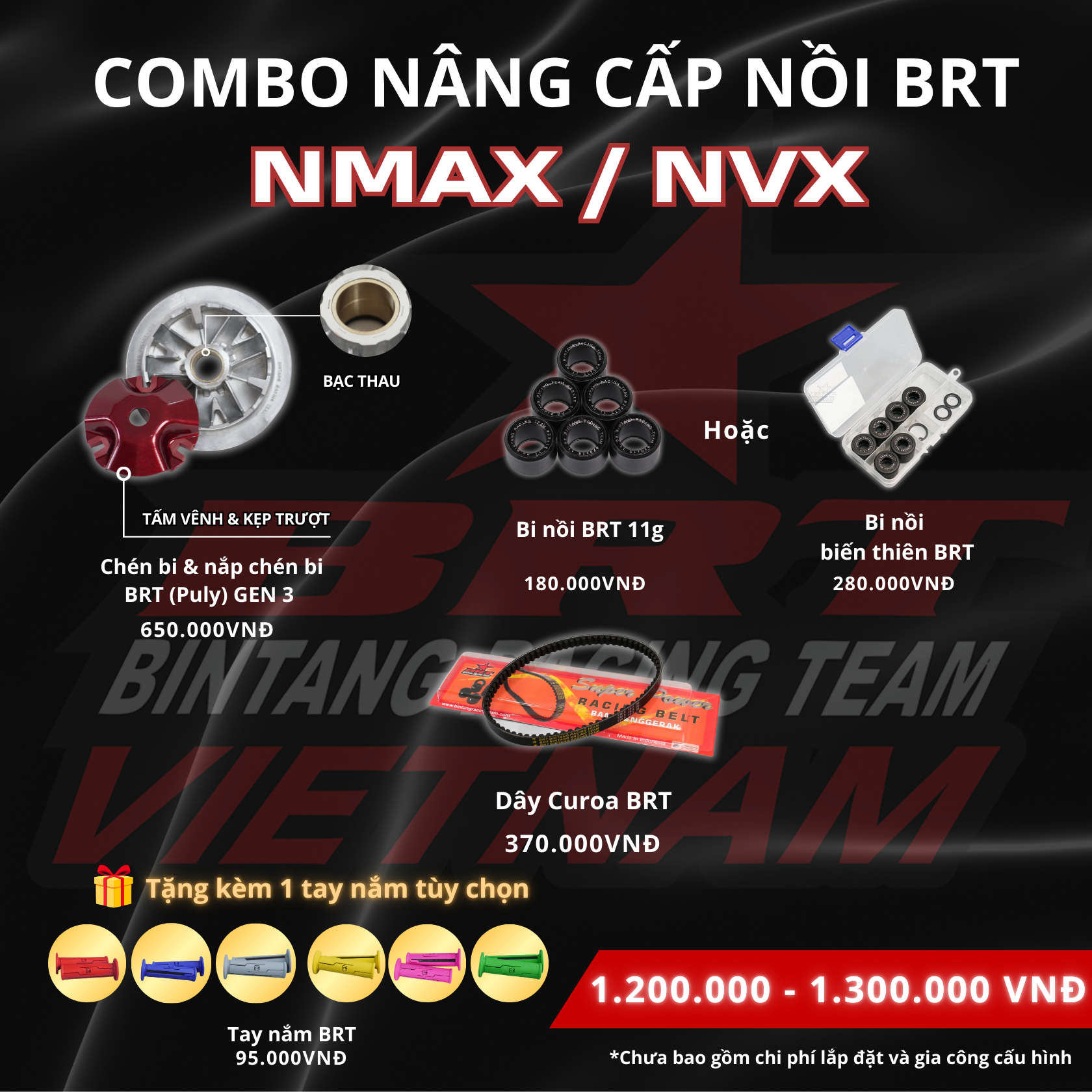  COMBO Nâng Cấp Nồi Dành Cho NVX - NMAX (3) 