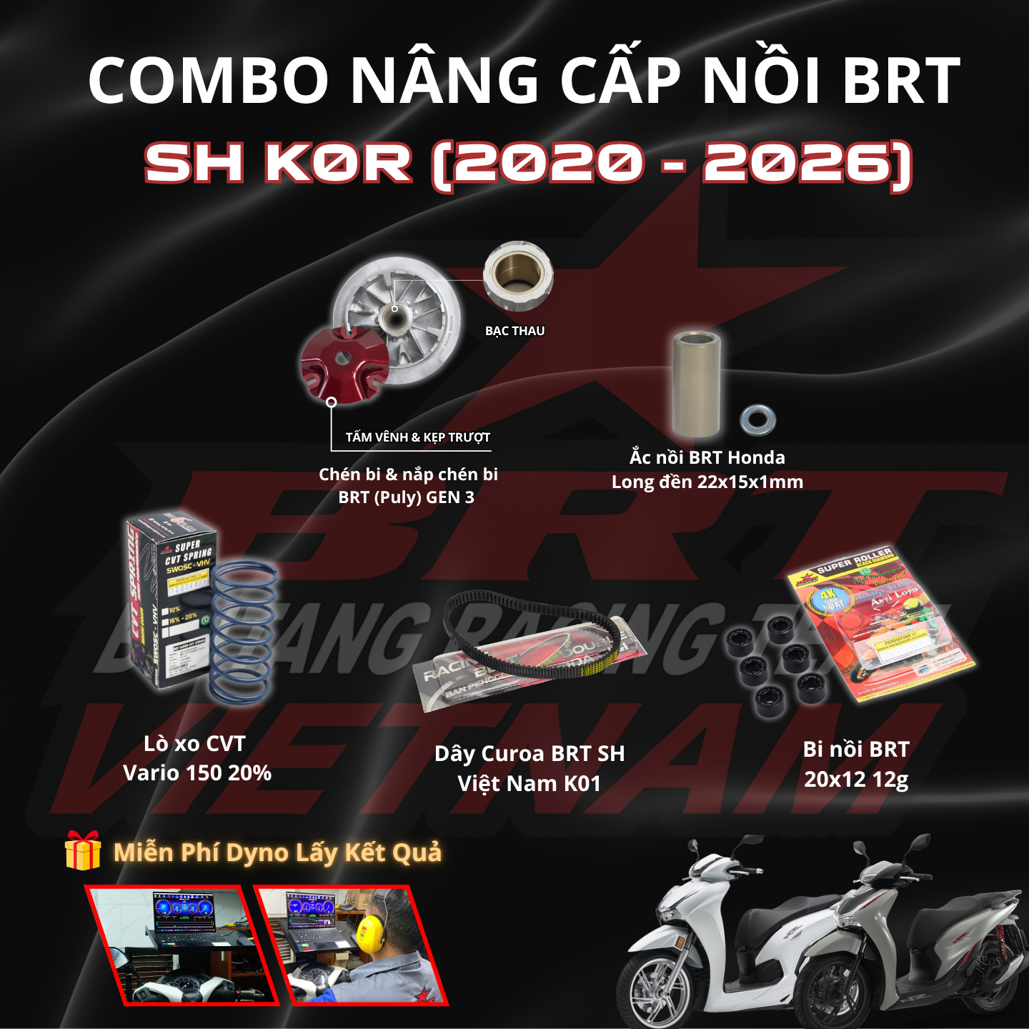 COMBO Upgrade Nồi Dành Cho SH Việt Nam KOR (3) 
