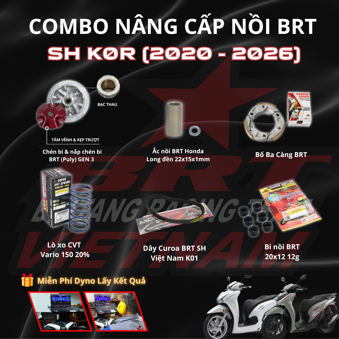  COMBO Upgrade Nồi Dành Cho SH Việt Nam KOR (4) 