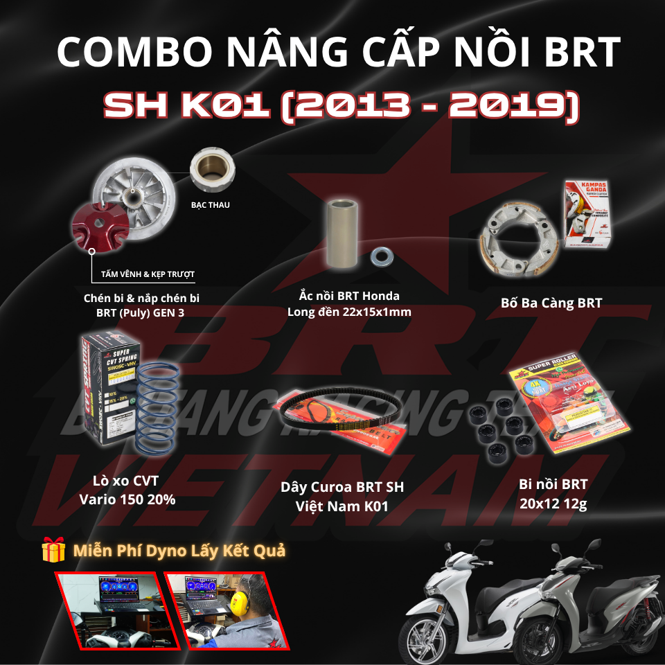  COMBO Upgrade Nồi Dành Cho SH Việt Nam KO1 (4) 