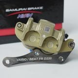  Heo dầu 2 PIS TRƯỚC TRÁI Nisssin Samurai Airblade125/Sh Mode/Pcx/Adv STD 220mm - GOLD 