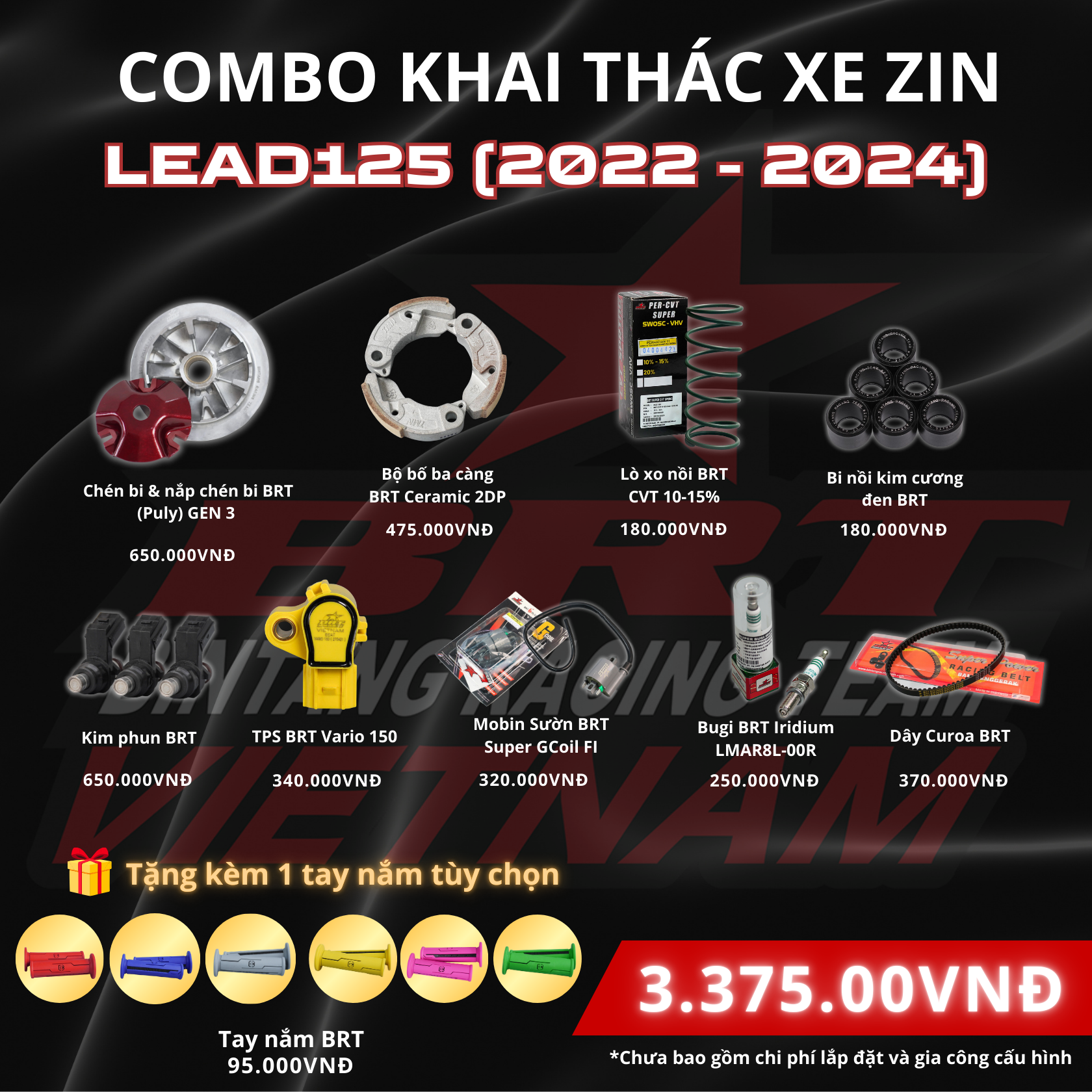  Combo BRT Khai Thác Xe Zin Lead125 (2022-2024) 