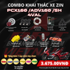 COMBO Khai Thác Zin Dành Cho PCX150/ ADV 150/ SH 4val.
