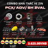 COMBO Khai Thác Zin Dành Cho PCX150/ ADV 150/ SH 2val.