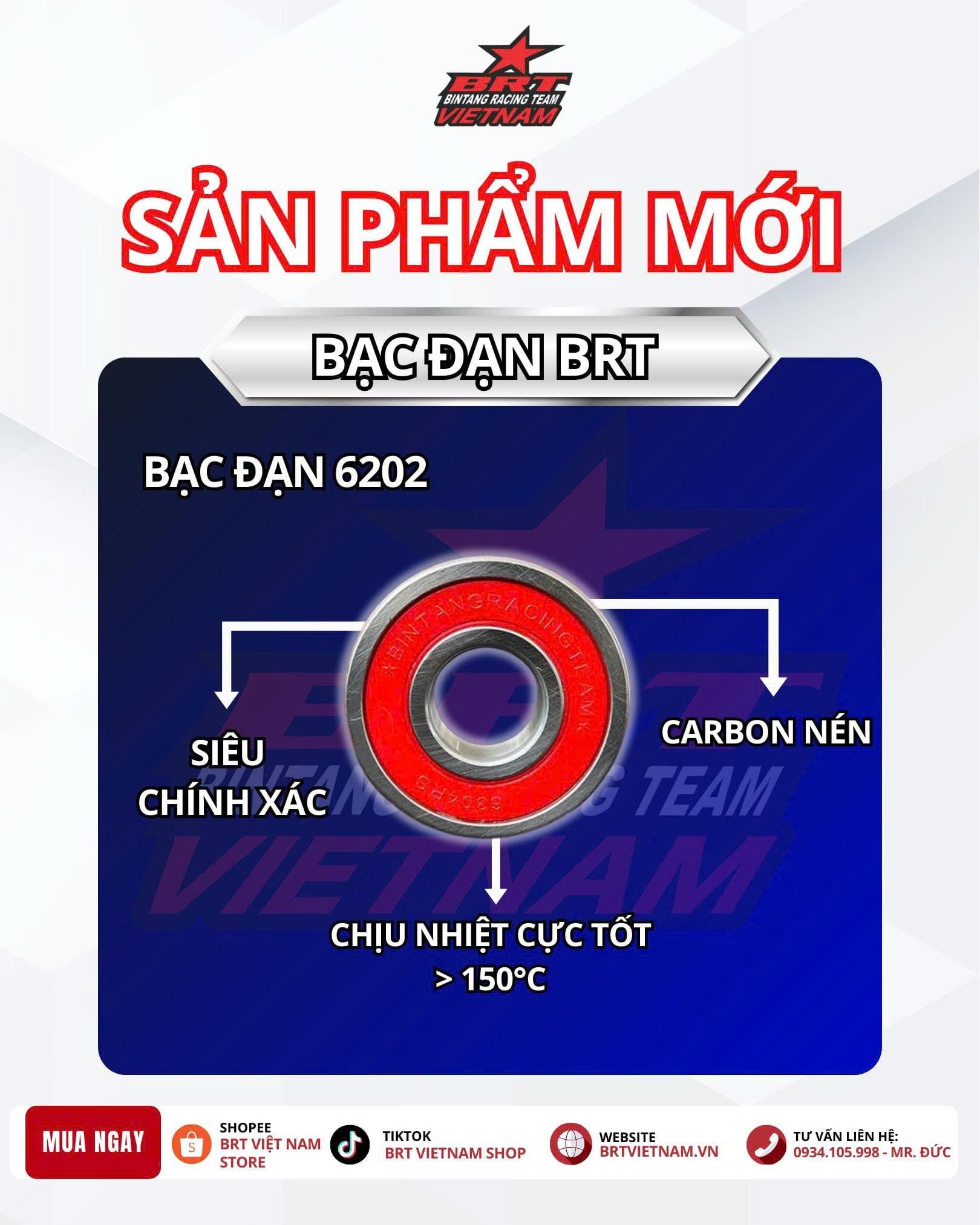  Bearing RODA BRT 6202 LLU (cái) 