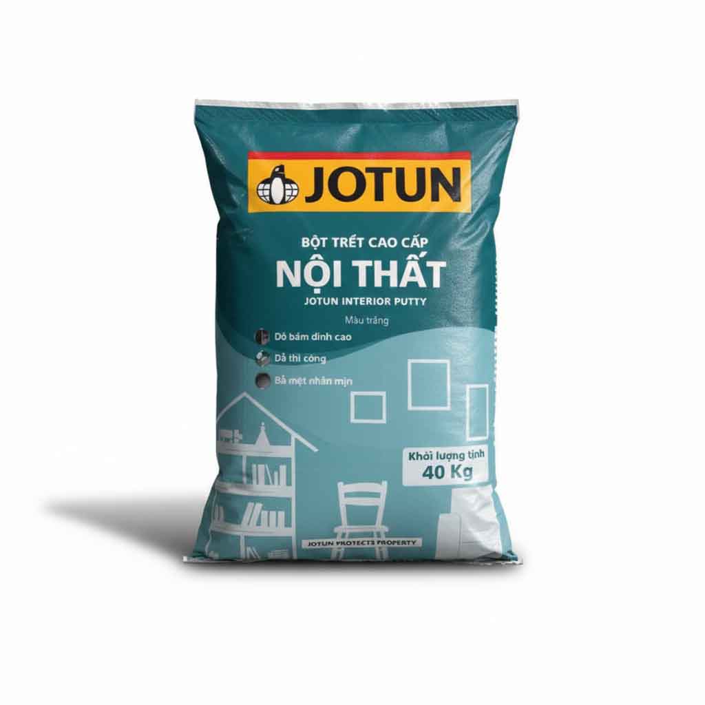 Bột trét tường nội thất Jotun 40kg